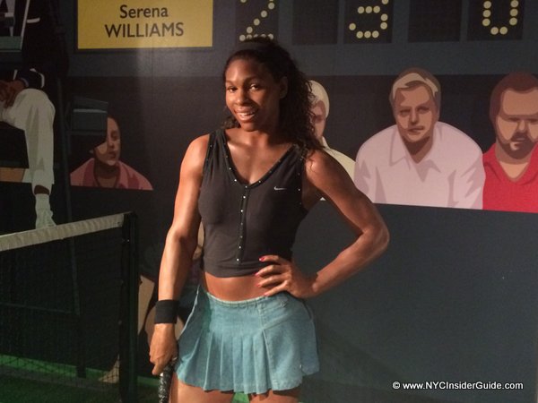 Serena Williams at Madame Tussauds NYC